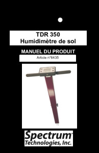 TDR 350 Manuel FR